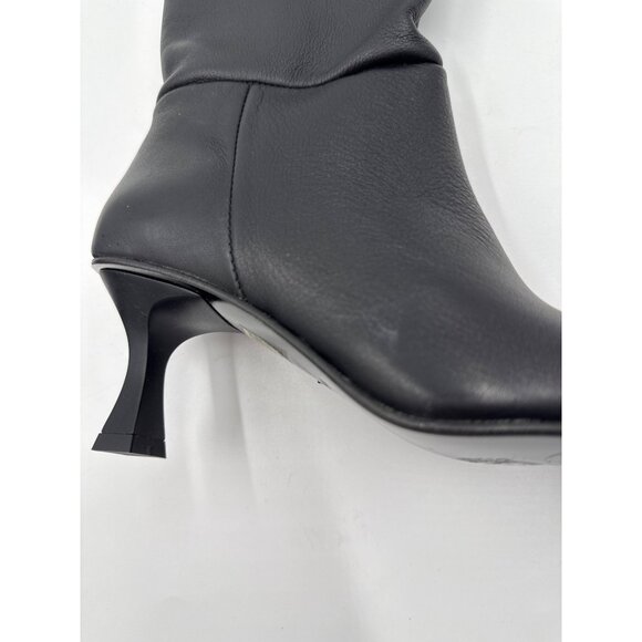 Free People Rocky Slouch Boots Leather Black Size 36 5.5 - Picture 3 of 10